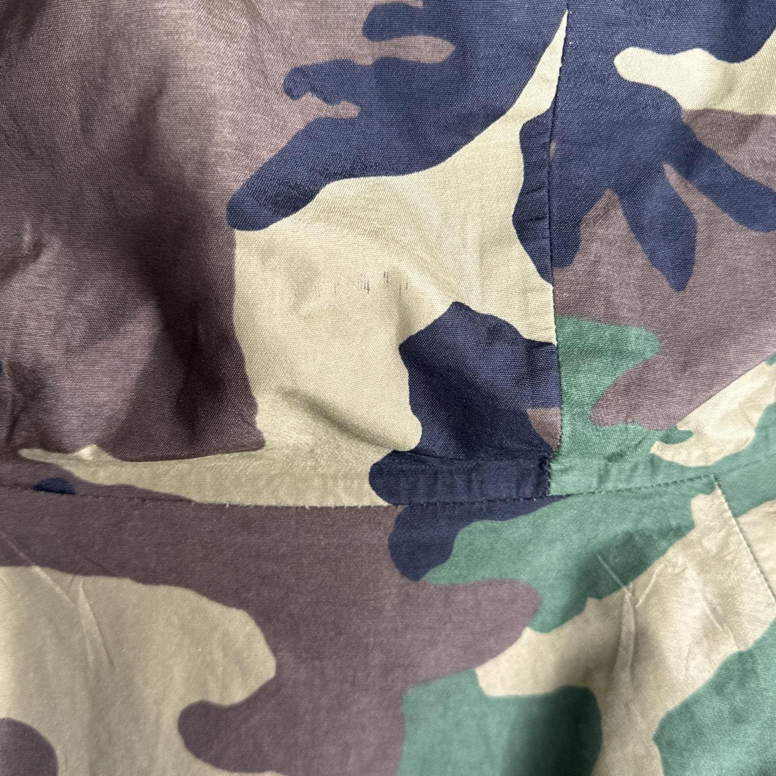 古着 ミリタリージャケット ECWCS GORE-TEX ウッドランド ゴアテックスパーカー 米軍 実物 大きいサイズ 迷彩 カモフラ XL long メンズ