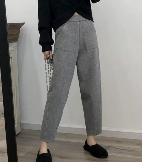 ハーレムパンツ テーパードパンツ レディース ボトムス カジュアル シンプル ハイウエスト パンツ 韓国 トレンド 秋冬新作 秋 秋色 秋服 秋sale ハーレムパンツ テーパードパンツ