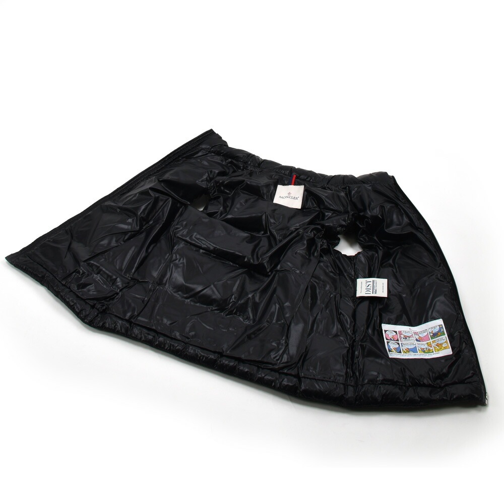 モンクレール ダウンベスト レディース ジレ ブラック ホワイト 黒 白 MONCLER KEVOSER[1a00023]
