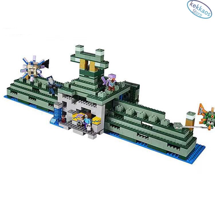 レゴ交換 マインクラフト 海底神殿 ガーディアン エルダーガーディアンとの戦い