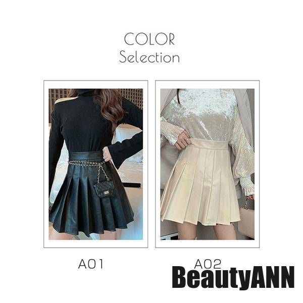新生活 スカート レディース プリーツ ミニスカート 革スカート PU フェイクレザー フレアスカート ボトムス Aライン 体型カバー 大きいサイズ 可愛い プレゼント ギフト 新生活 スカート レディース プリーツ ミニスカート 革スカート PU フェイクレザー フレアスカート ボトムス Aライン 体型カバー 大きいサイズ 可愛い プレゼント ギフト