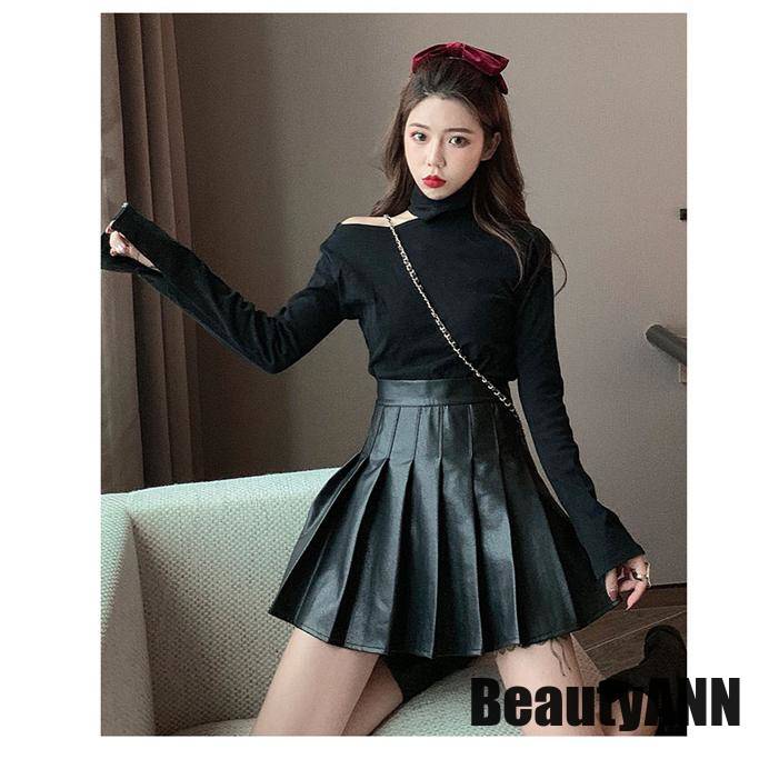 新生活 スカート レディース プリーツ ミニスカート 革スカート PU フェイクレザー フレアスカート ボトムス Aライン 体型カバー 大きいサイズ 可愛い プレゼント ギフト 新生活 スカート レディース プリーツ ミニスカート 革スカート PU フェイクレザー フレアスカート ボトムス Aライン 体型カバー 大きいサイズ 可愛い プレゼント ギフト