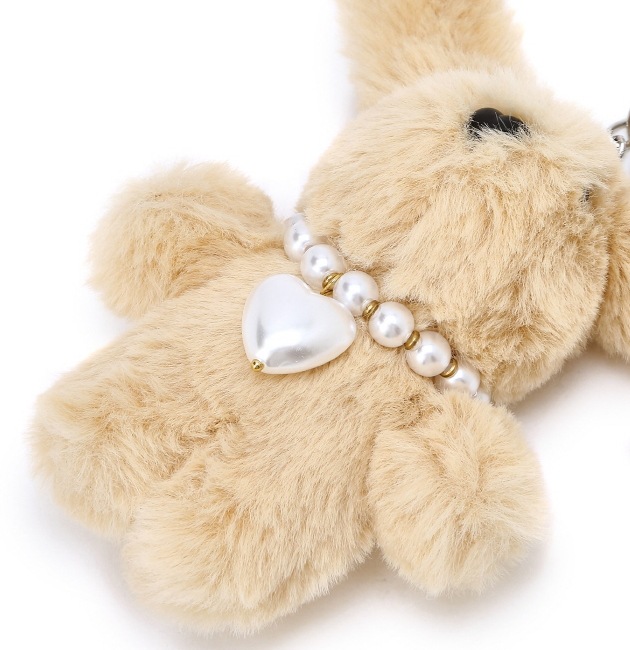 [カラー選択] ウサギ 人形 キーリング兼チャーム飾り