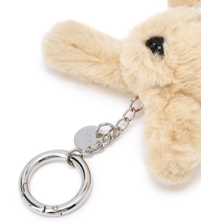 [カラー選択] ウサギ 人形 キーリング兼チャーム飾り