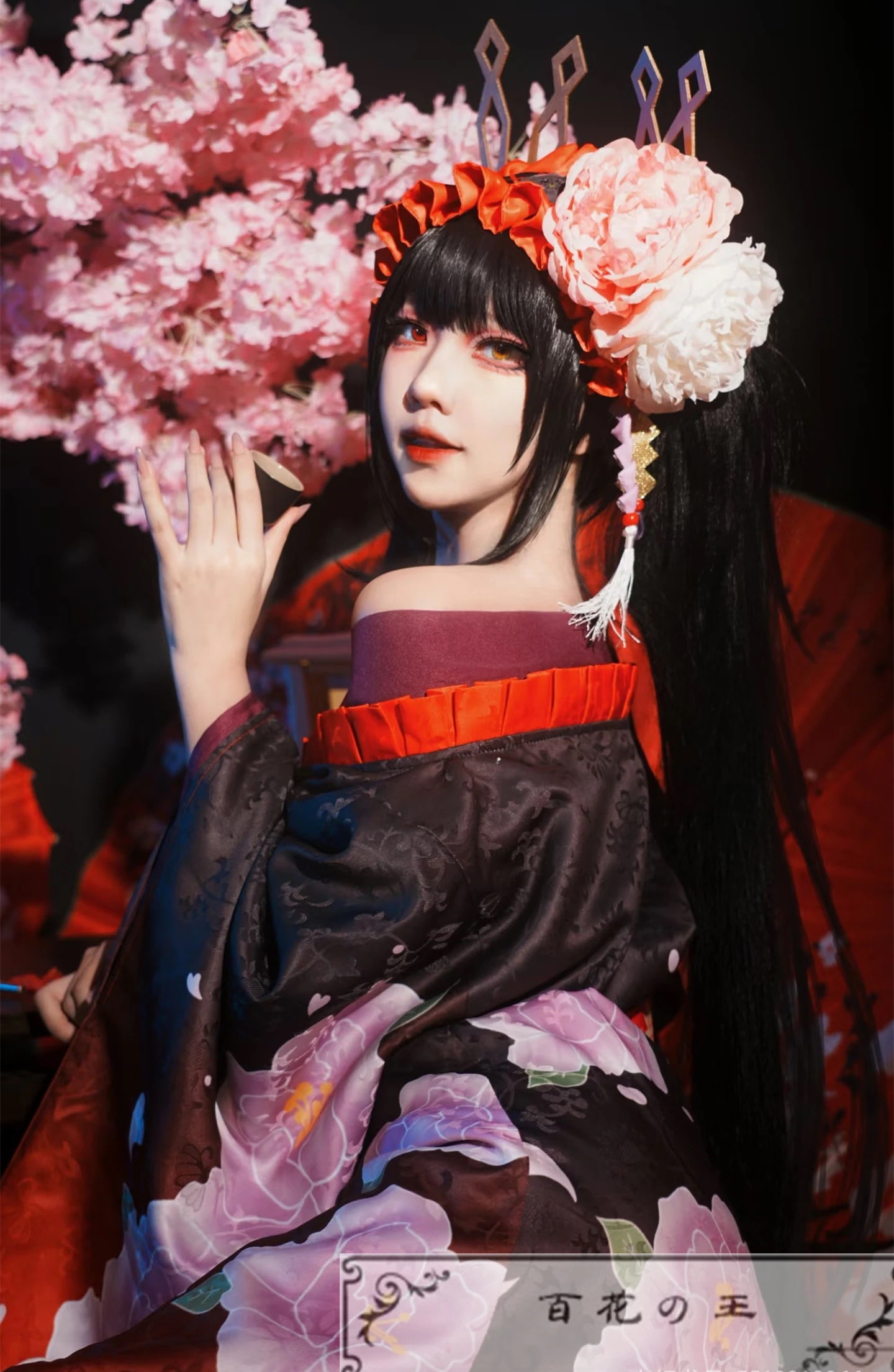 デートアライブ 時崎狂三 艶姿 花魁 花魁 浴衣 コスプレ衣装 コスチューム