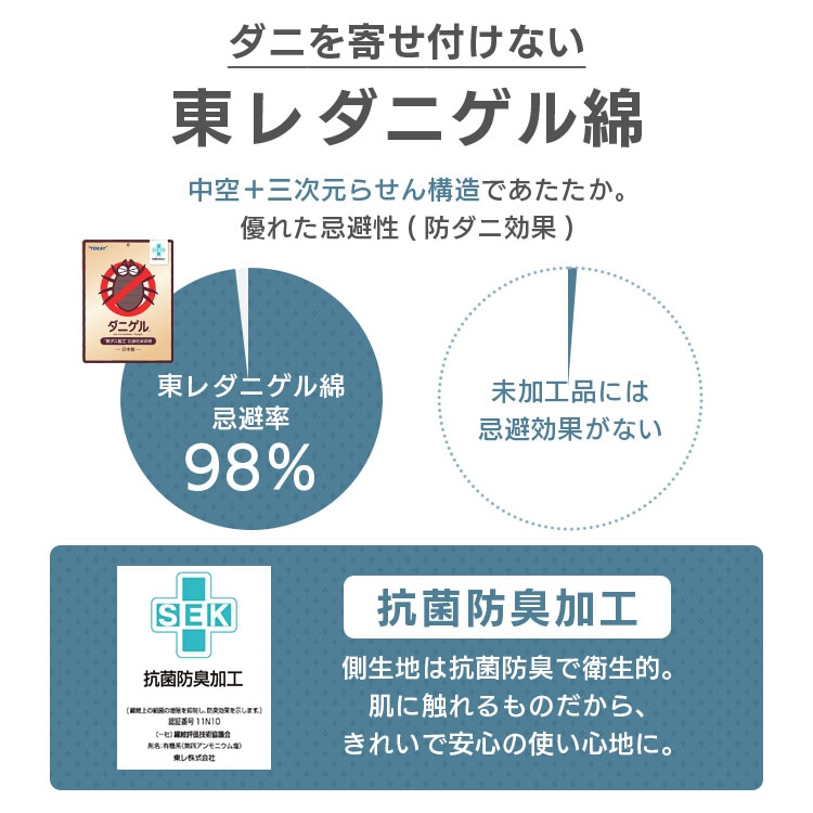 高機能保温わた掛けふとん KKF-TUN15-SD アイボリー 新生活