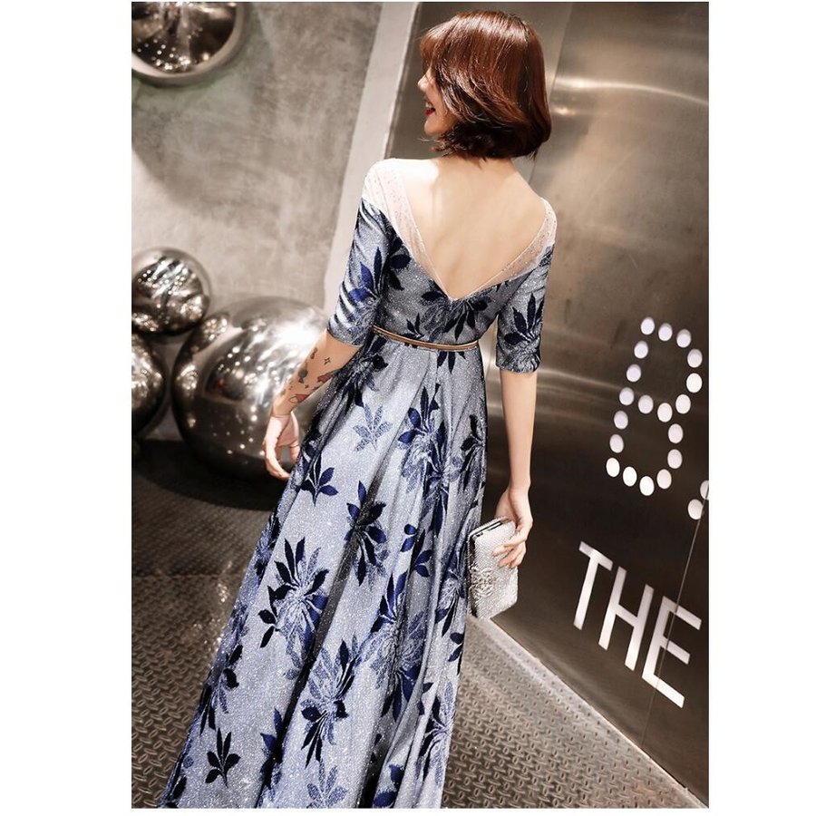 ウエディングドレス ロング丈ドレス 花柄 上品 袖あり パーディードレス 結婚式 披露宴 二次会 謝 ウエディングドレス ロング丈ドレス 花柄 上品 袖あり パーディードレス 結婚式 披露宴 二次会 謝