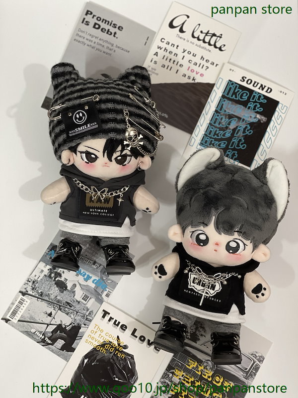 くっくぬい服 Qoo10] 20cm ぬいぐるみ 服 かっこいい 4