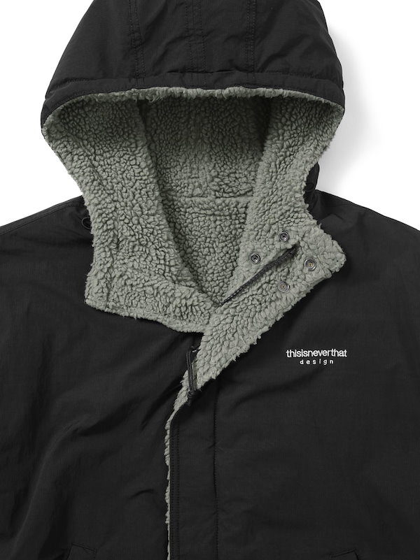 Reversible Sherpa Jacket Black TN233FOWHS02BLK男女兼用サイズ