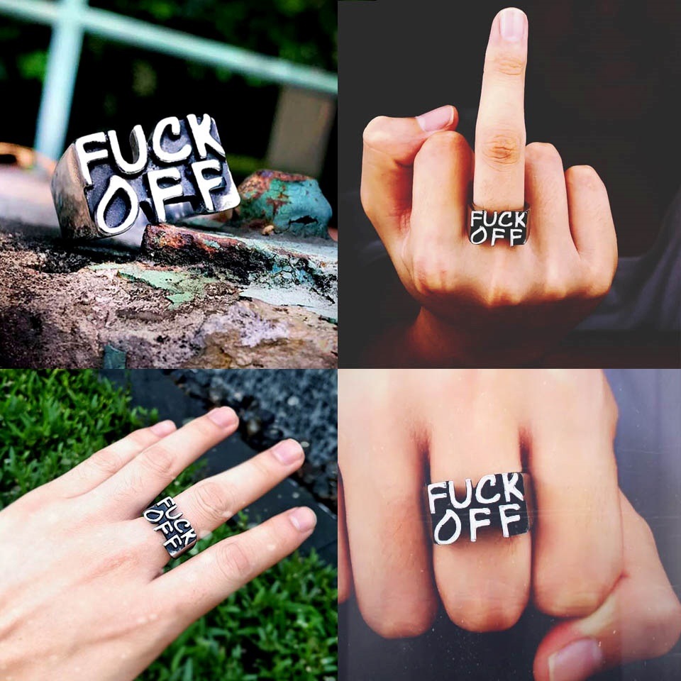 クレイジーステンレスリング(CRT016)指輪 15号-31号 FUCK OFF 英語 禁止用語 スラング 大人 プレゼント 男性 女性 親指 人差し指 中指 小指 r0030xxxxxxxx クレイジーステンレスリング(CRT016)指輪 15号-31号 FUCK OFF 英語 禁止用語 スラング 大人 プレゼント 男性 女性 親指 人差し指 中指 小指 r0030xxxxxxxx