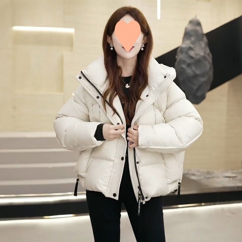 女性用高級コットンコート2024年冬新作ショートブレッドコート厚みがあり暖かく多用途ファッショナブルなコットンコート 女性用高級コットンコート2024年冬新作ショートブレッドコート厚みがあり暖かく多用途ファッショナブルなコットンコート