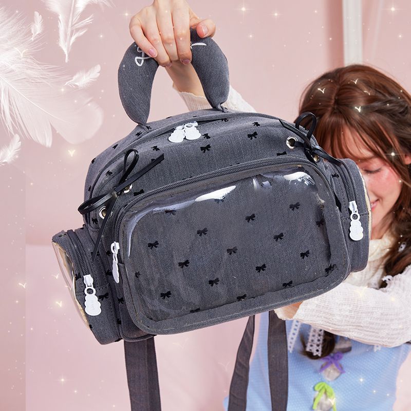 【ブランド好评4.8 400万本】LOLA DESIGN「冬特典」蝶結び痛バッグリュックサックカワイイダブルLolitaバッグ 【ブランド好评4.8 400万本】LOLA DESIGN「冬特典」蝶結び痛バッグリュックサックカワイイダブルLolitaバッグ