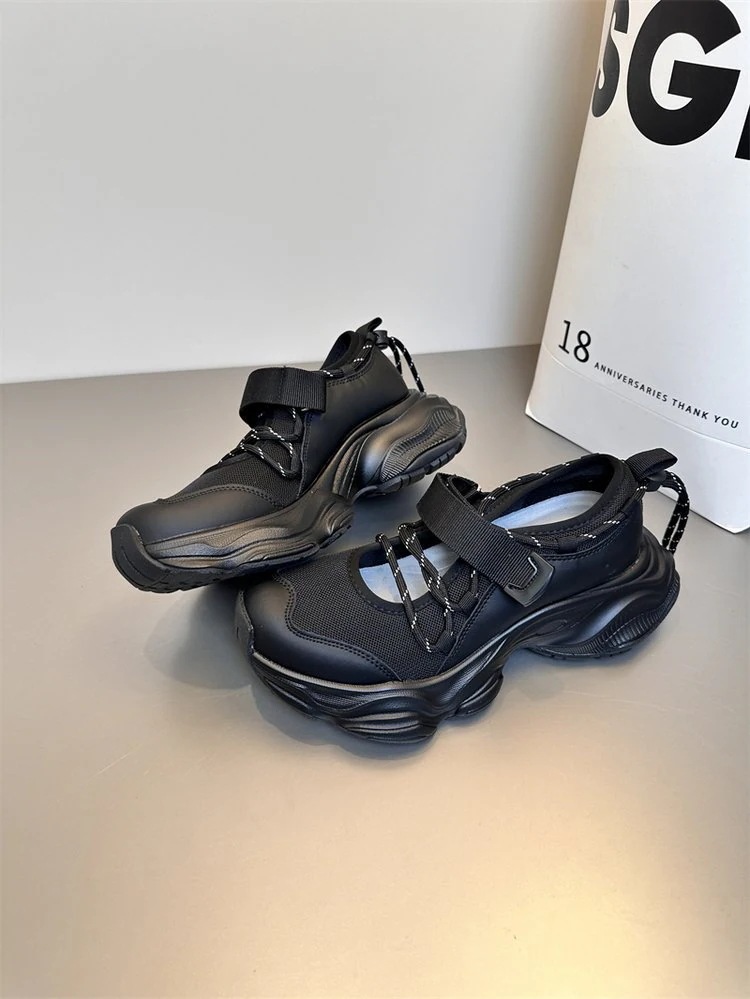 【急速出荷!】足元映え間違いなし 24 厚底 サンダル プラットフォーム シューズ ファッション系 レディース 靴 美脚 脚長スタイルアップ カジュアル 韓国っぽ PUコンフォート