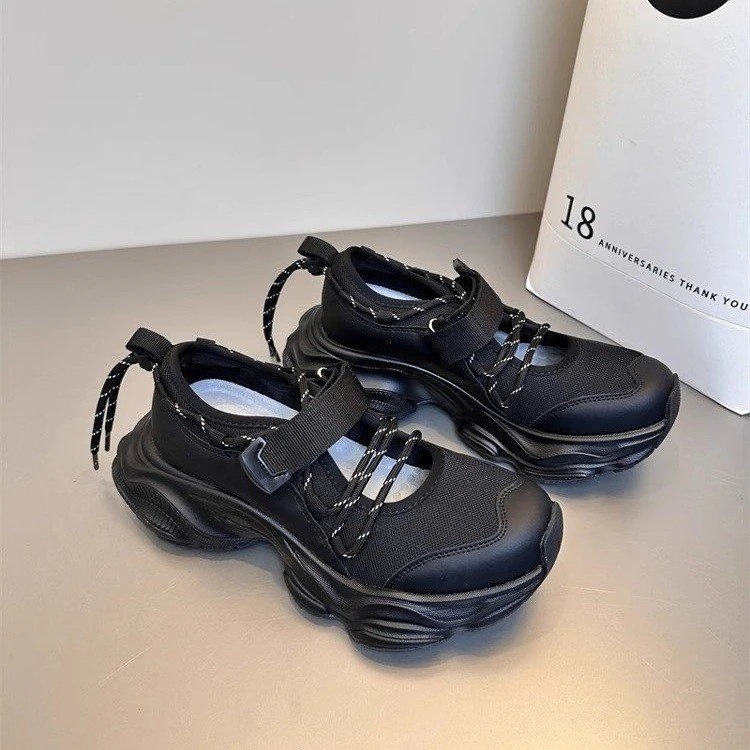 【急速出荷!】足元映え間違いなし 24 厚底 サンダル プラットフォーム シューズ ファッション系 レディース 靴 美脚 脚長スタイルアップ カジュアル 韓国っぽ PUコンフォート