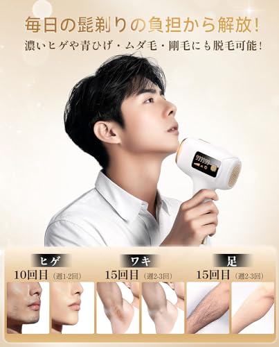 色:ゴールド 脱毛器 サロン級HIPL光 メンズ レディース 家庭用脱毛器 VIO対応 無痛 サファ 色:ゴールド 脱毛器 サロン級HIPL光 メンズ レディース 家庭用脱毛器 VIO対応 無痛 サファ