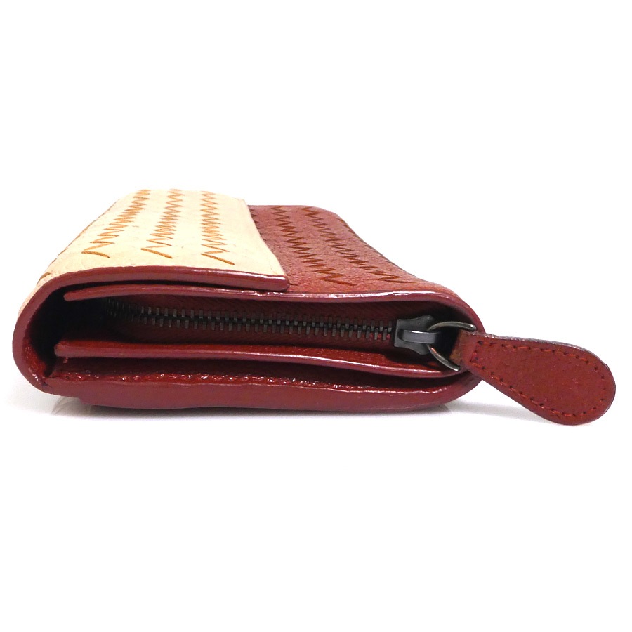 ボッテガヴェネタ BOTTEGAVENETA 長財布 イントレチャート レザー ブラウン×ベージュ ユニセックス h31378a ボッテガヴェネタ BOTTEGAVENETA 長財布 イントレチャート レザー ブラウン×ベージュ ユニセックス h31378a