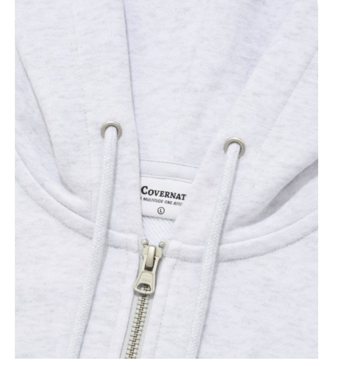 オーバーフィット CVNT フーディー ジップアップ (ネイビー,グレー)