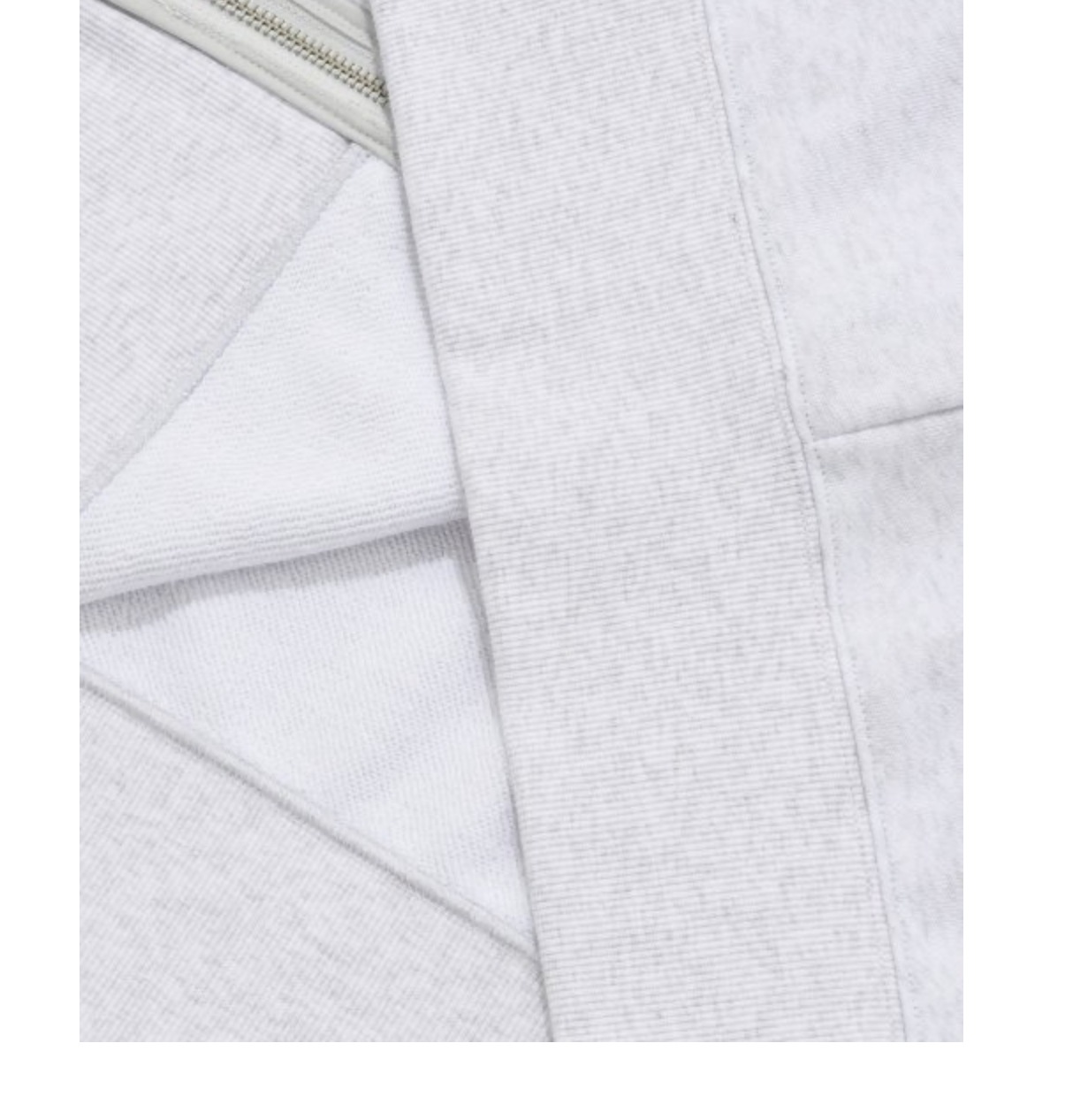 オーバーフィット CVNT フーディー ジップアップ (ネイビー,グレー)