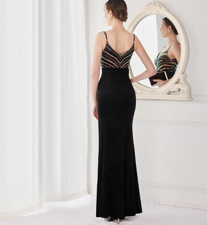 パーティードレス イブニングドレス レディース 結婚式 ワンピース ドレス 披露宴 二次会 キャバドレス ロングドレス キャミソール タイトワンピース ヒップラップ スリット入り スパンコール キラキ