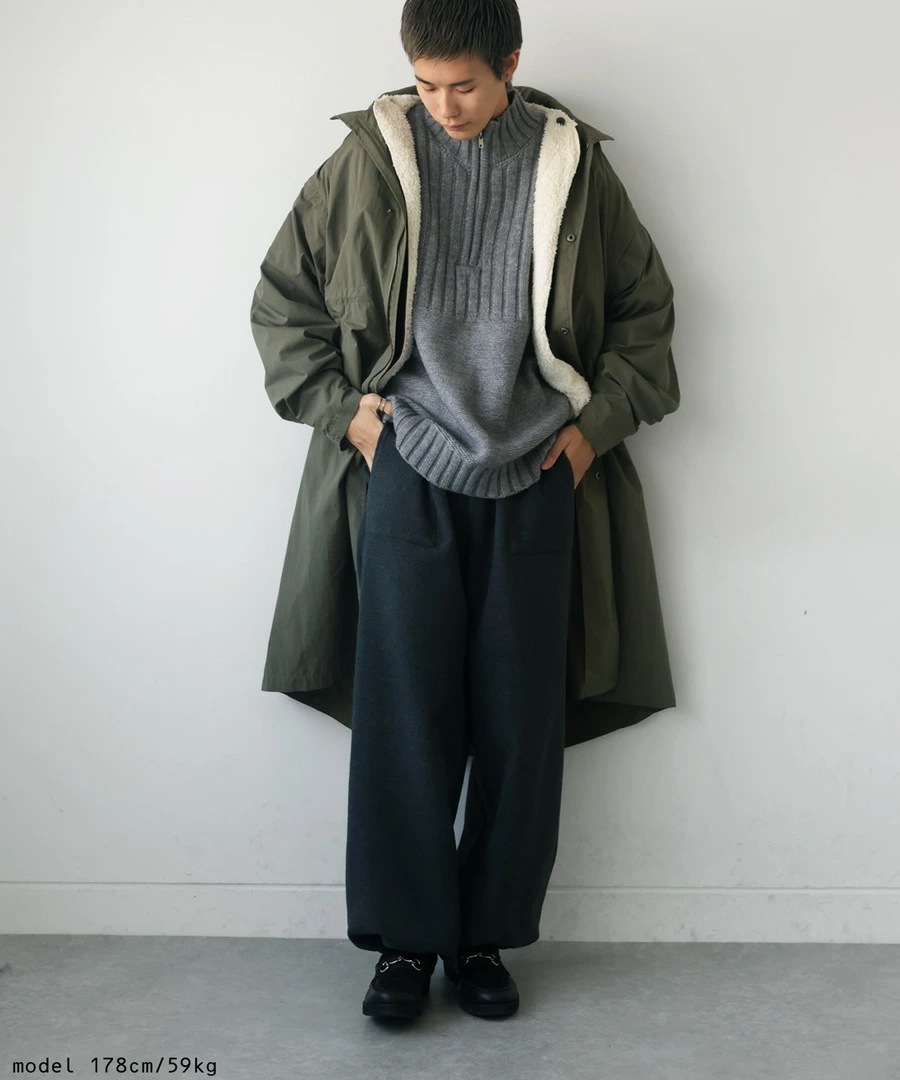 ハーフジップニット ニット レディース トップス 長袖 ・9月19日10時再販メール便不可 ハーフジップニット ニット レディース トップス 長袖 ・9月19日10時再販メール便不可