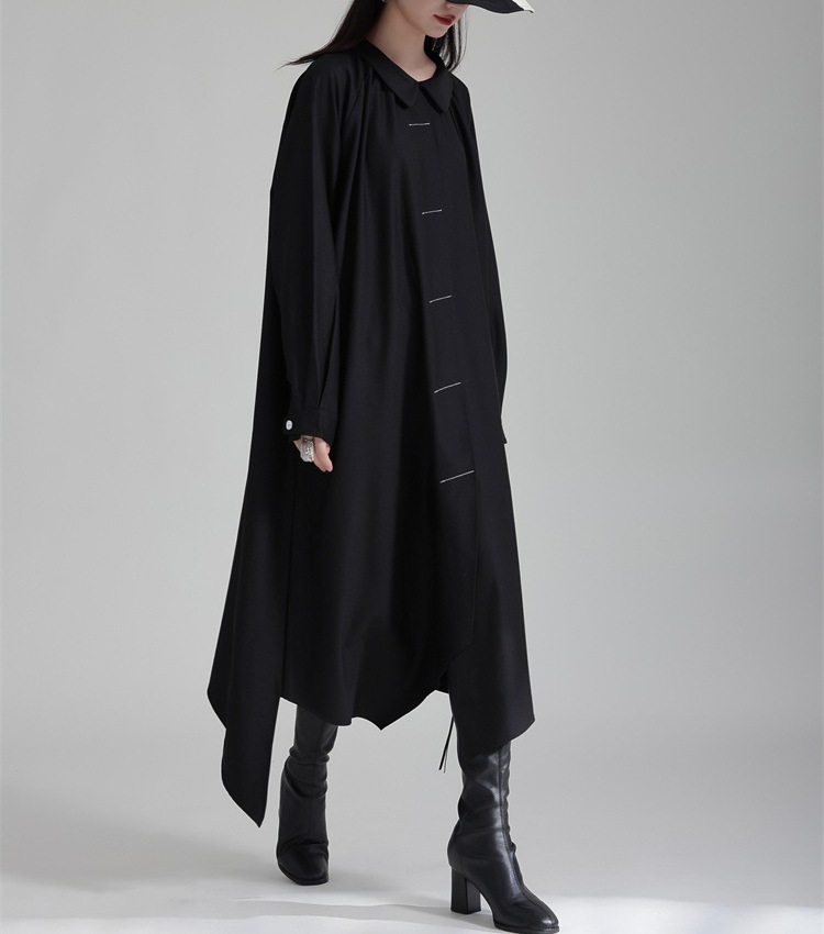 アシンメトリーシャツワンピース ワンピース レディース ロング 綿100 長袖 襟付き ロングワンピース シャツワンピ ロングシャツ リバーシブル 羽織り ビッグシャツ アシンメトリー アシメ 変形デ アシンメトリーシャツワンピース ワンピース レディース ロング 綿100 長袖 襟付き ロングワンピース シャツワンピ ロングシャツ リバーシブル 羽織り ビッグシャツ アシンメトリー アシメ 変形デ