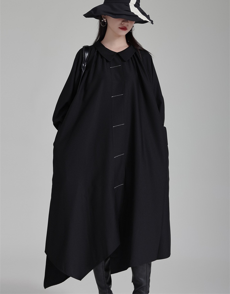 アシンメトリーシャツワンピース ワンピース レディース ロング 綿100 長袖 襟付き ロングワンピース シャツワンピ ロングシャツ リバーシブル 羽織り ビッグシャツ アシンメトリー アシメ 変形デ アシンメトリーシャツワンピース ワンピース レディース ロング 綿100 長袖 襟付き ロングワンピース シャツワンピ ロングシャツ リバーシブル 羽織り ビッグシャツ アシンメトリー アシメ 変形デ