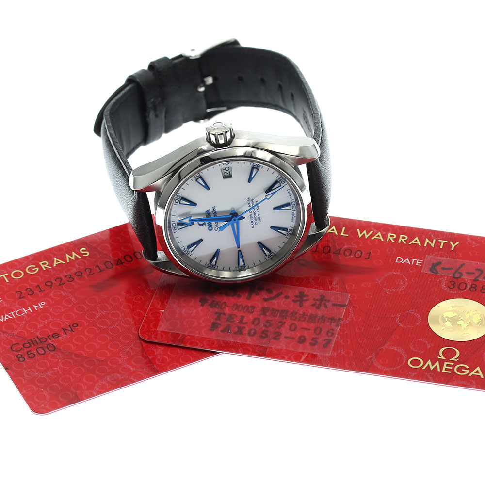 オメガ OMEGA 231.92.39.21.04.001 シーマスター アクアテラ 150M グッドプラネット 自動巻き メンズ 保証書付き_877617【中古】