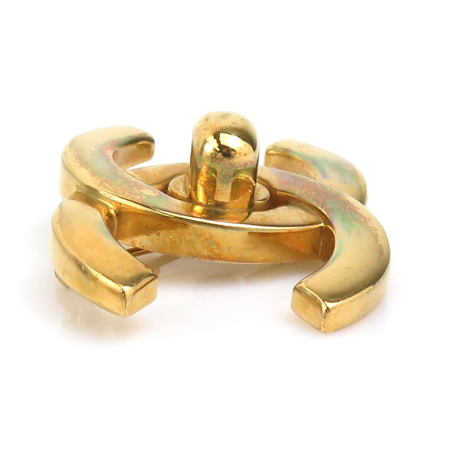 シャネル CHANEL ブローチ ココマーク メタル ゴールド レディース e60841i シャネル CHANEL ブローチ ココマーク メタル ゴールド レディース e60841i