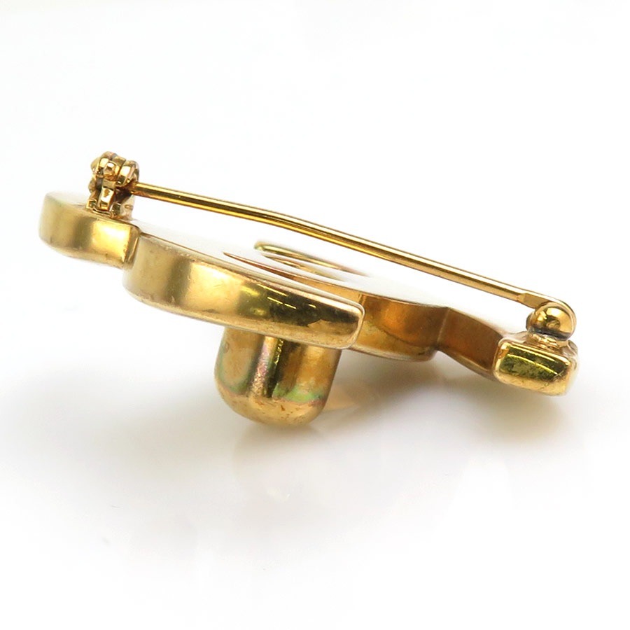 シャネル CHANEL ブローチ ココマーク メタル ゴールド レディース e60841i シャネル CHANEL ブローチ ココマーク メタル ゴールド レディース e60841i