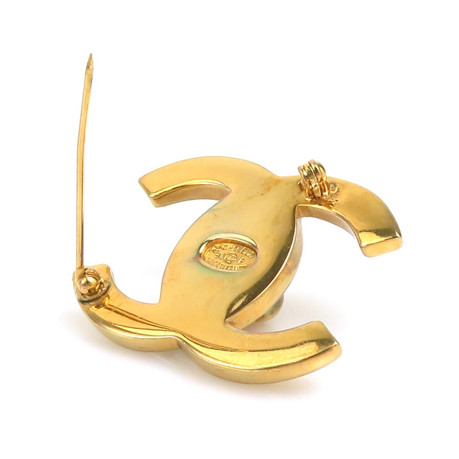 シャネル CHANEL ブローチ ココマーク メタル ゴールド レディース e60841i シャネル CHANEL ブローチ ココマーク メタル ゴールド レディース e60841i