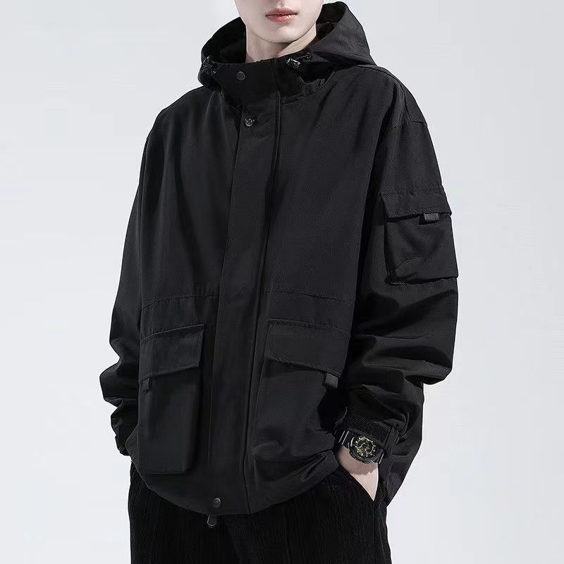 秋冬新作 メンズファッション3点セット ハンサム防風アウター+シンプルTシャツ+ゆったりカーゴパンツセット 母の日-0002657 秋冬新作 メンズファッション3点セット ハンサム防風アウター+シンプルTシャツ+ゆったりカーゴパンツセット 母の日-0002657