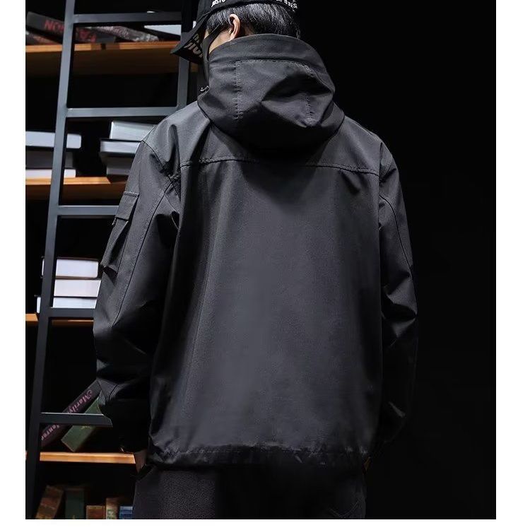 秋冬新作 メンズファッション3点セット ハンサム防風アウター+シンプルTシャツ+ゆったりカーゴパンツセット 母の日-0002657 秋冬新作 メンズファッション3点セット ハンサム防風アウター+シンプルTシャツ+ゆったりカーゴパンツセット 母の日-0002657