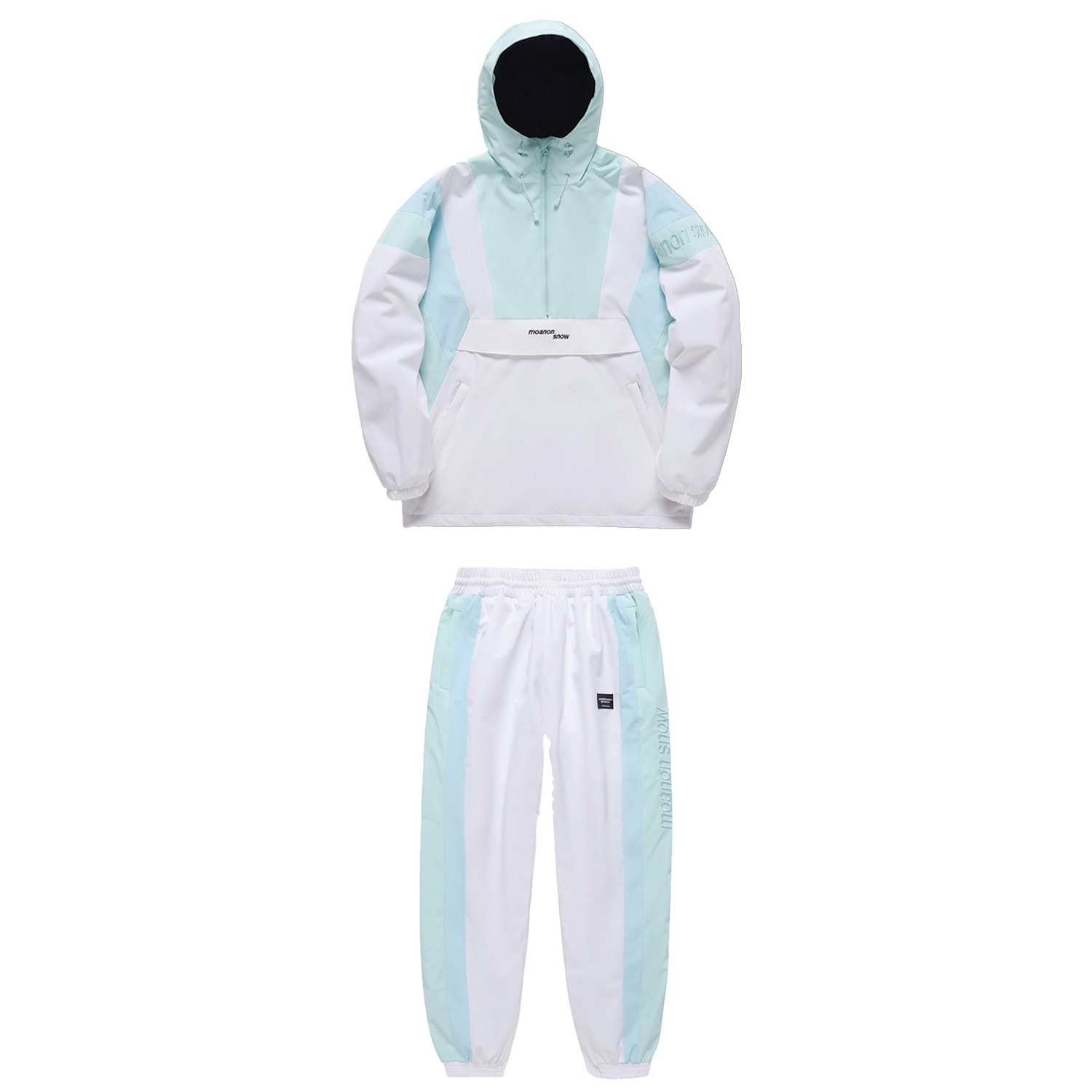 スノーボード ウェア 上下セット レディース メンズ 2022 2023 スキーウェア パーカー ロングパンツ 韓国風 スノボウェア 半ジップアップパーカー プルオーバー 防水防寒防雪保温防風通気