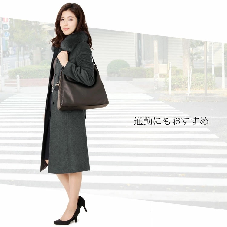 Filomo/フィローモカシミヤ100%ロングコートフォックスファー襟付きレディース Filomo/フィローモカシミヤ100%ロングコートフォックスファー襟付きレディース