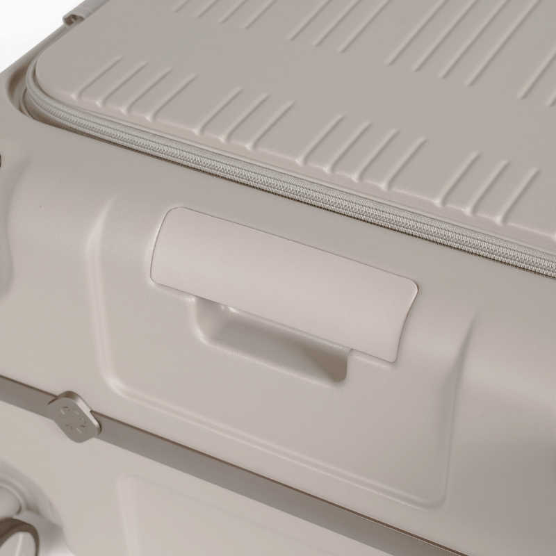 A.L.I スーツケース ジッパータイプ 宿泊目安:4~6日間 65L 横開きフロントオープン 前輪ストッパー 内装抗菌・防臭加工 亜麻色 MX-8011RV-24 A.L.I スーツケース ジッパータイプ 宿泊目安:4~6日間 65L 横開きフロントオープン 前輪ストッパー 内装抗菌・防臭加工 亜麻色 MX-8011RV-24