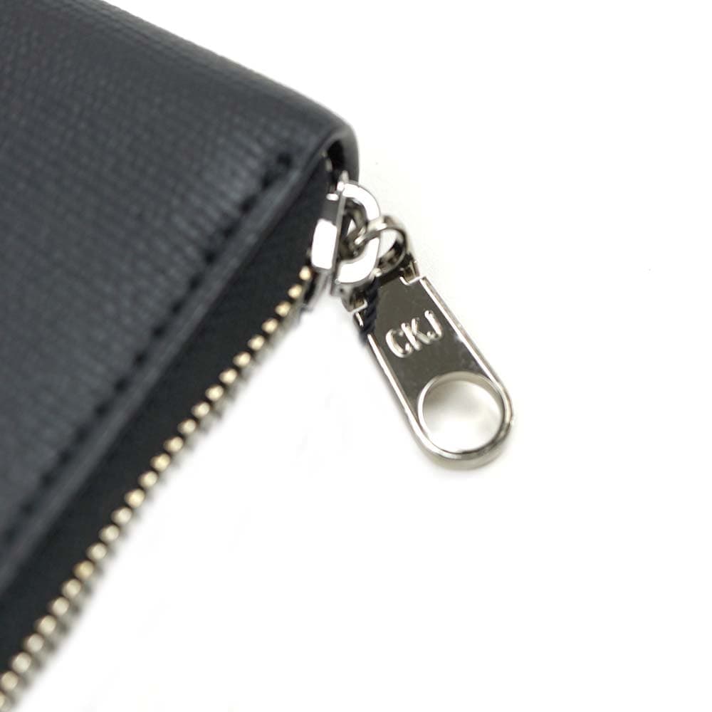 カルバンクラインジーンズ 長財布 ラウンドファスナー ブラック 本革 CKJ Calvin Klein JEANS AIDEN TEXTURE L ZIP AROUND HP1361S7200 001 カルバンクラインジーンズ 長財布 ラウンドファスナー ブラック 本革 CKJ Calvin Klein JEANS AIDEN TEXTURE L ZIP AROUND HP1361S7200 001