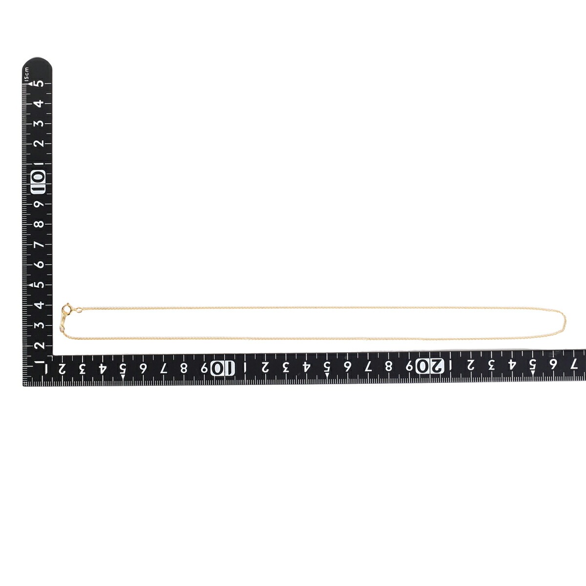 ネックレス レディース メンズ 14KGF ゴールドフィルド あずきチェーン 50cm 1.1mm