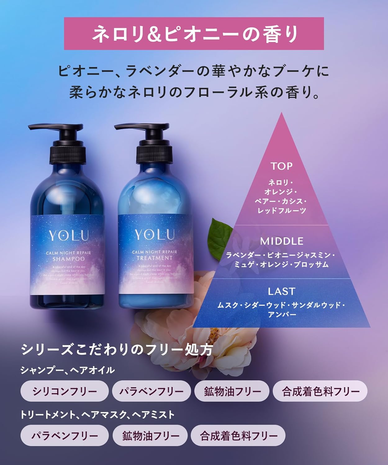 新モデル YOLU ヨル シャンプー トリートメント セット 詰め替え 大容量 カームナイトリペア 通常品詰替3個分 ＊_5