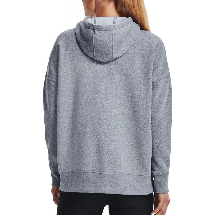 レディース ウィメンズ 裏起毛 パーカー UA ライバルフリース 大きいサイズ ブラック グレー 1356400