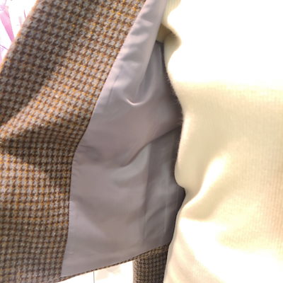限定30%OFF 商品写真のケアラベル確認 : チェックパターンジャケット 22年春 韓 : レディース服 国産通販
