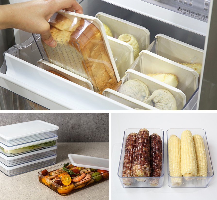 安全な冷蔵庫食材保管容器4種セット(計10P)洗練された冷蔵庫実利食品保管容器 安全な冷蔵庫食材保管容器4種セット(計10P)洗練された冷蔵庫実利食品保管容器