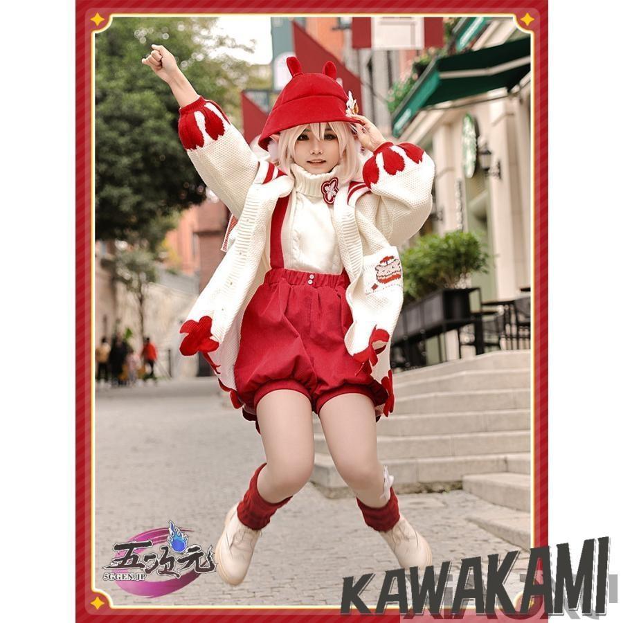 三分妄想　原神　コスプレ　クレー　冬至　衣装　 いしょう ウィッグ　1264_3