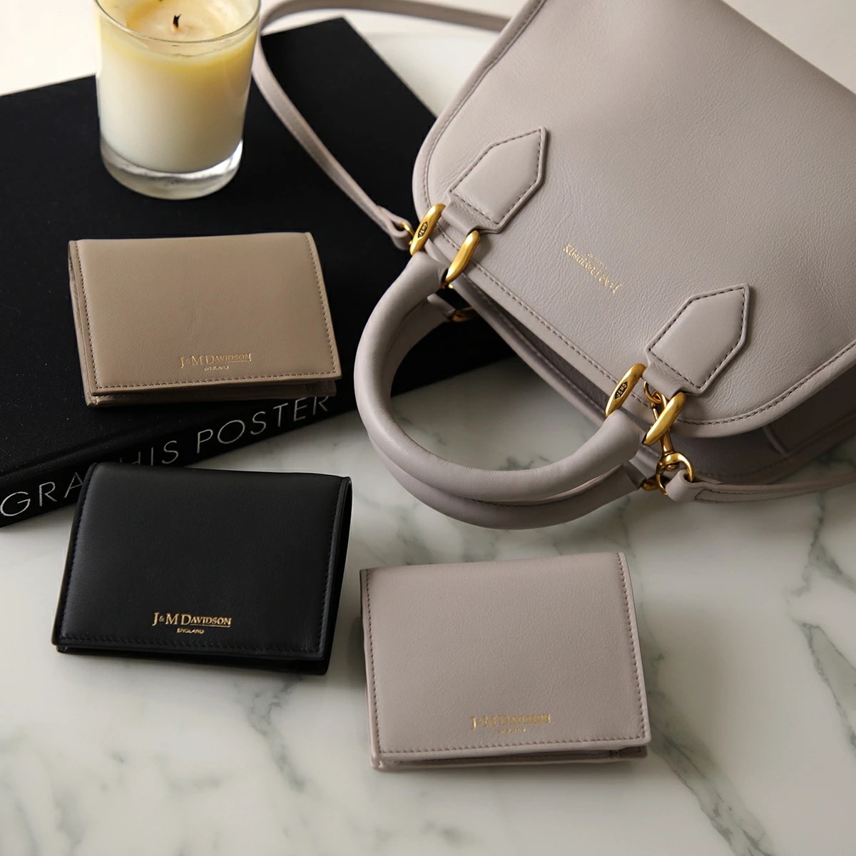 J&M DAVIDSON 二つ折り財布 BI-FOLD WALLET バイ-フォルド ウォレット SBFW-0XX-SCXX レディース レザー スモール ミニ財布 カラー6色