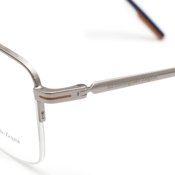 ゼニア フレームのみ ZEGNA EZ5190-D/V 014 57 Ermenegildo Zegna メガネ 眼鏡 ノーズパッド メンズ シルバー ゼニア フレームのみ ZEGNA EZ5190-D/V 014 57 Ermenegildo Zegna メガネ 眼鏡 ノーズパッド メンズ シルバー