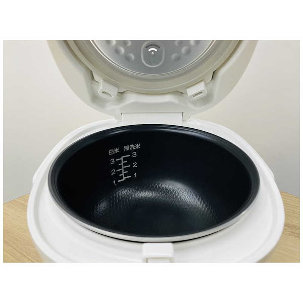 Qoo10] NEOVE 炊飯器 3合 マイコン ホワ
