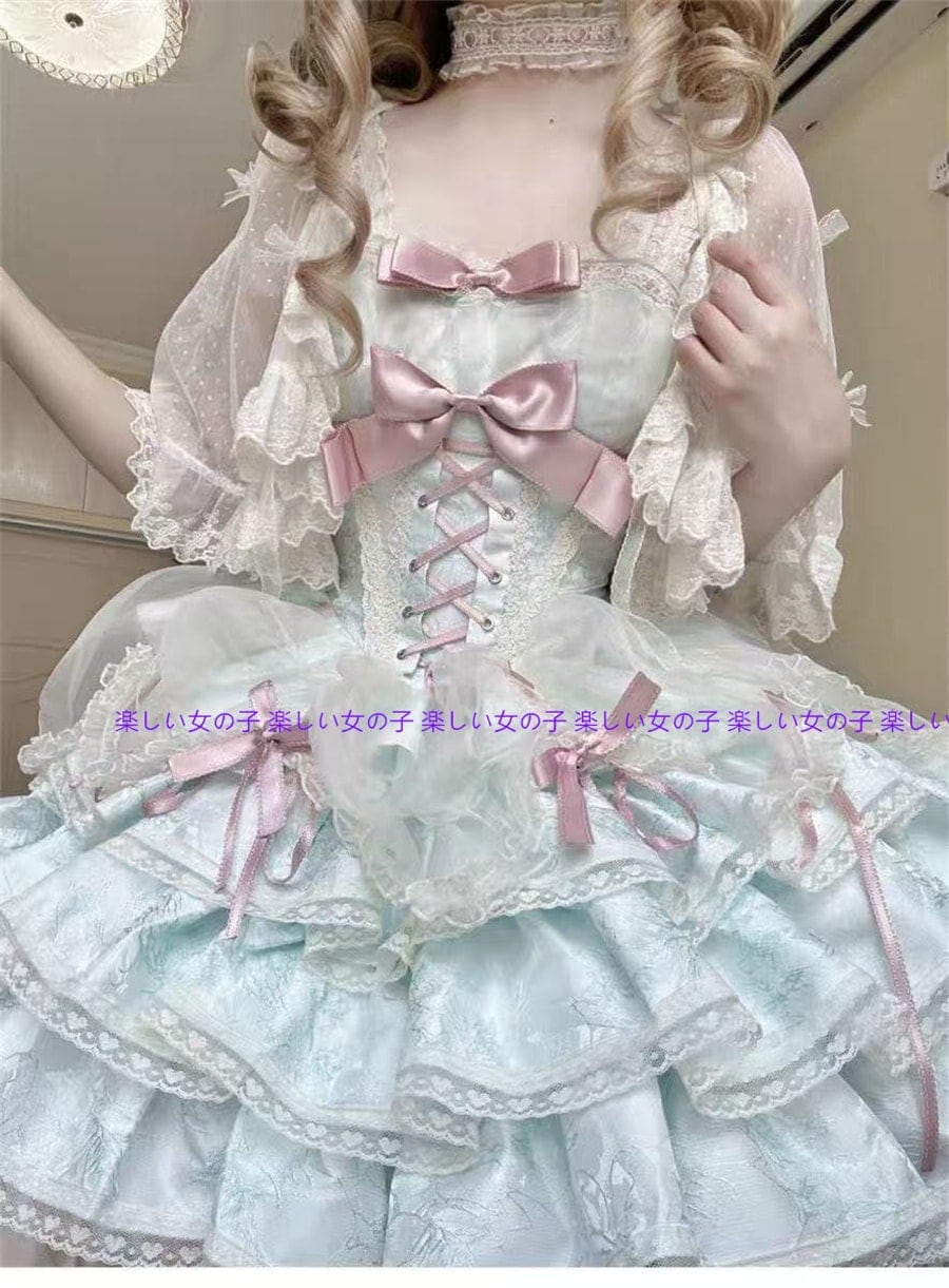 Q10人気新品!のかわいいロリータワンピース二次元コスプレドレスかわいいロリーワンピース+リボンのモップスーツ学園祭文化祭 Q10人気新品!のかわいいロリータワンピース二次元コスプレドレスかわいいロリーワンピース+リボンのモップスーツ学園祭文化祭