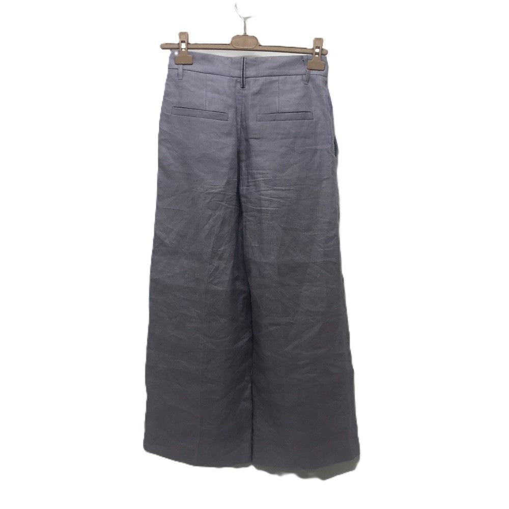 Brunello Cucinelli ブルネロクチネリ パンツ ワイドパンツ ワイド パンツ 長ズボン リネン パープル