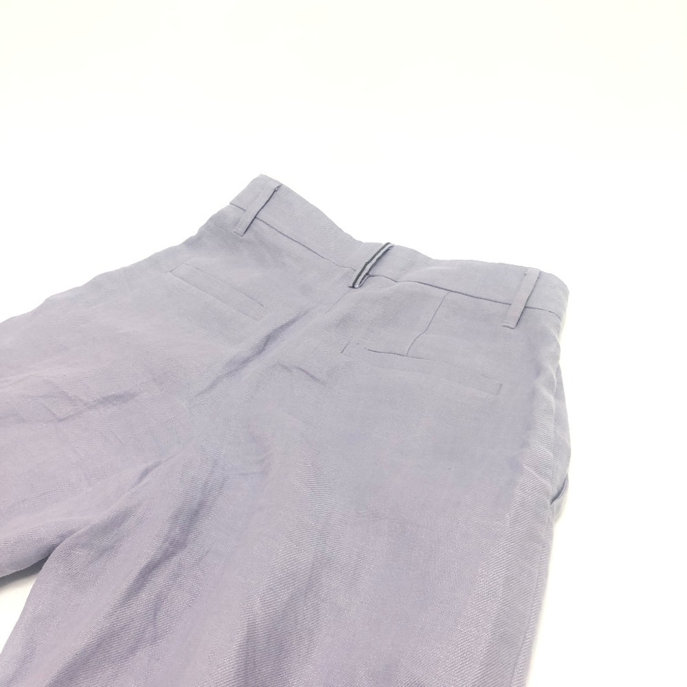 Brunello Cucinelli ブルネロクチネリ パンツ ワイドパンツ ワイド パンツ 長ズボン リネン パープル