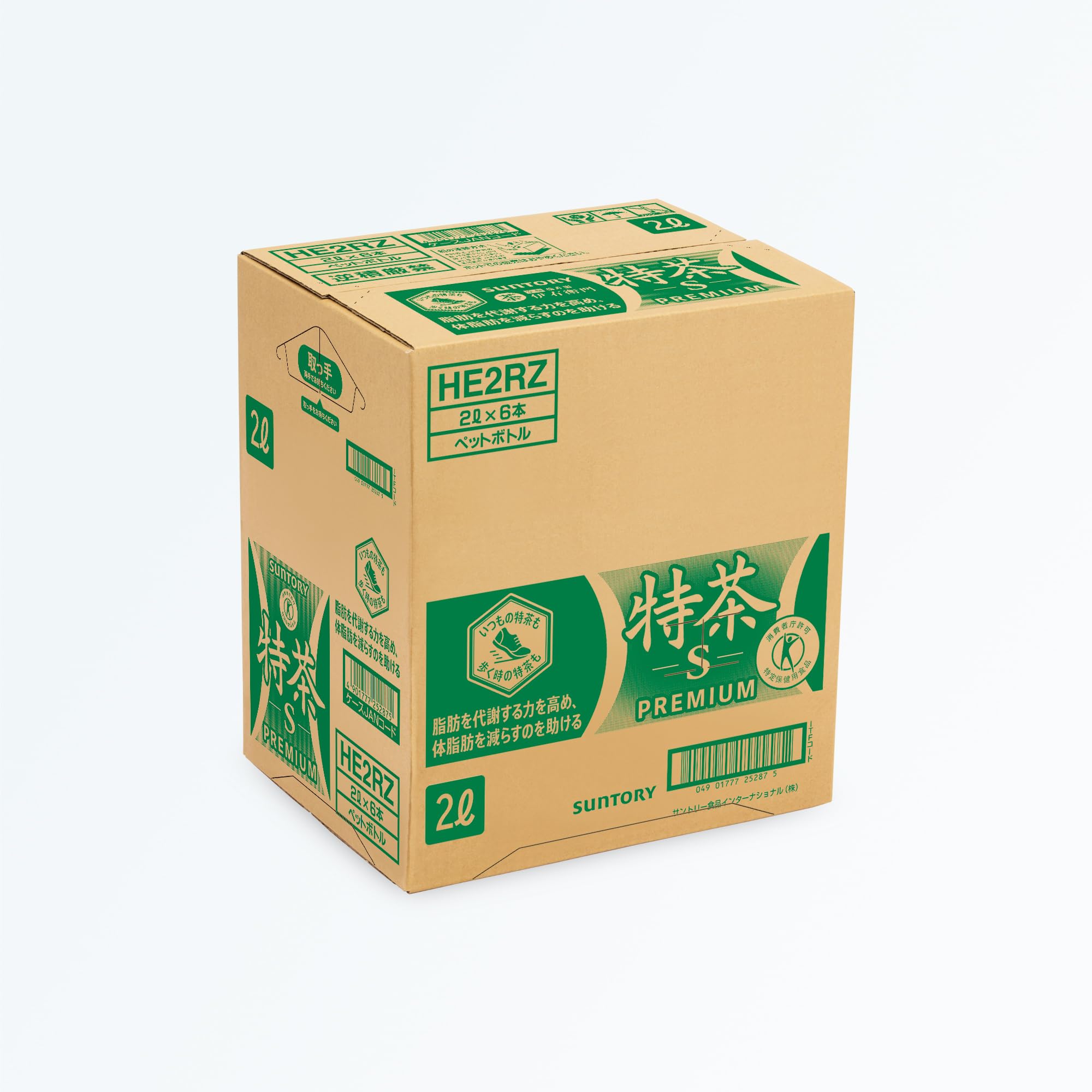 [トクホ]サントリー 伊右衛門 特茶 お茶 2L×6本