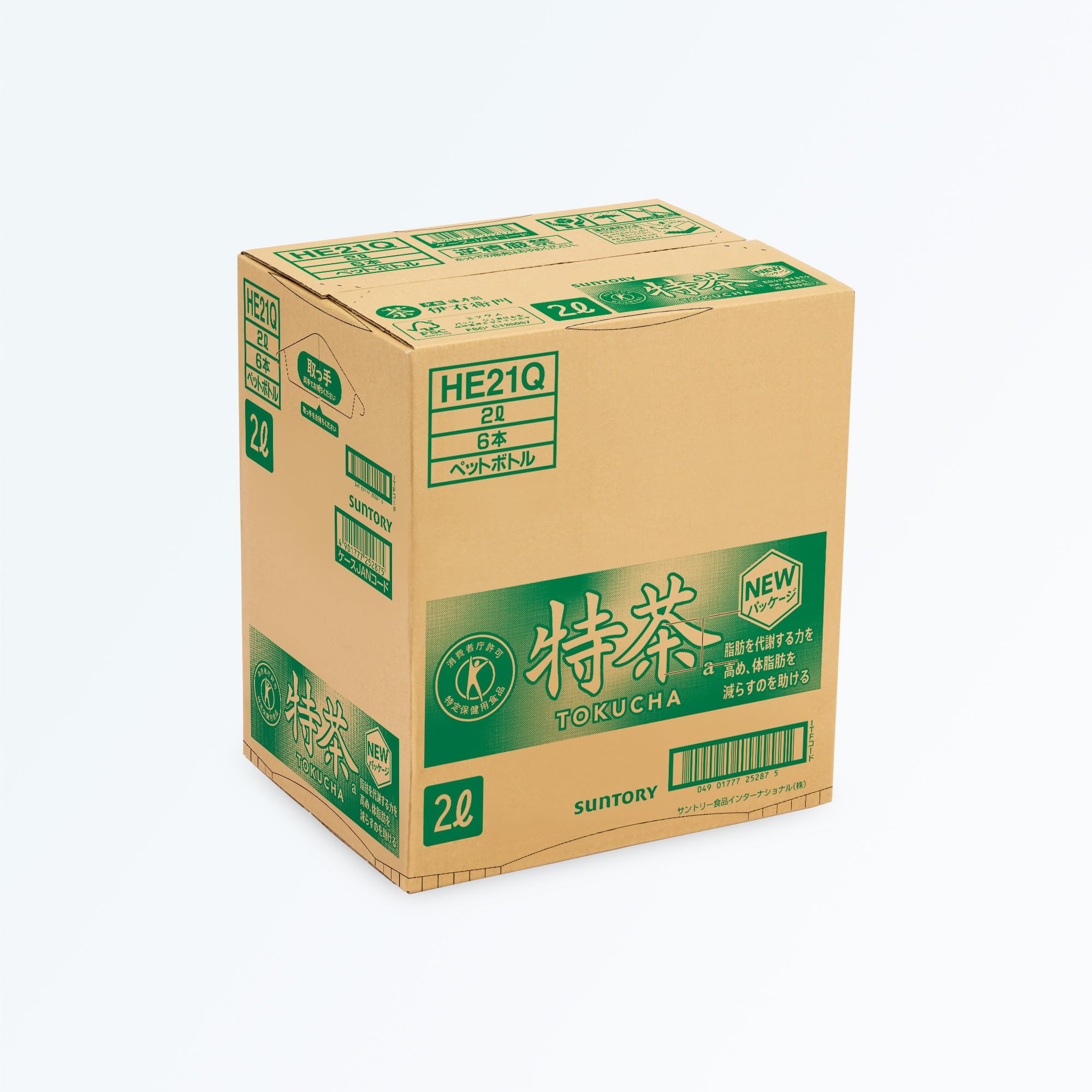 [トクホ]サントリー 伊右衛門 特茶 お茶 2L×6本